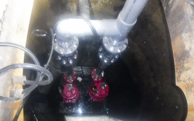 鉄道排水ポンプ更新工事