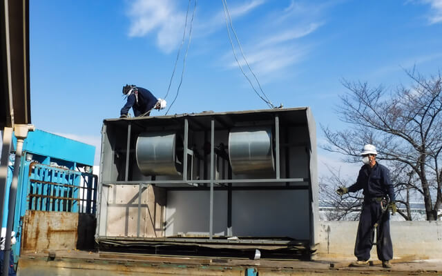 アミューズメントパーク空冷式空調
